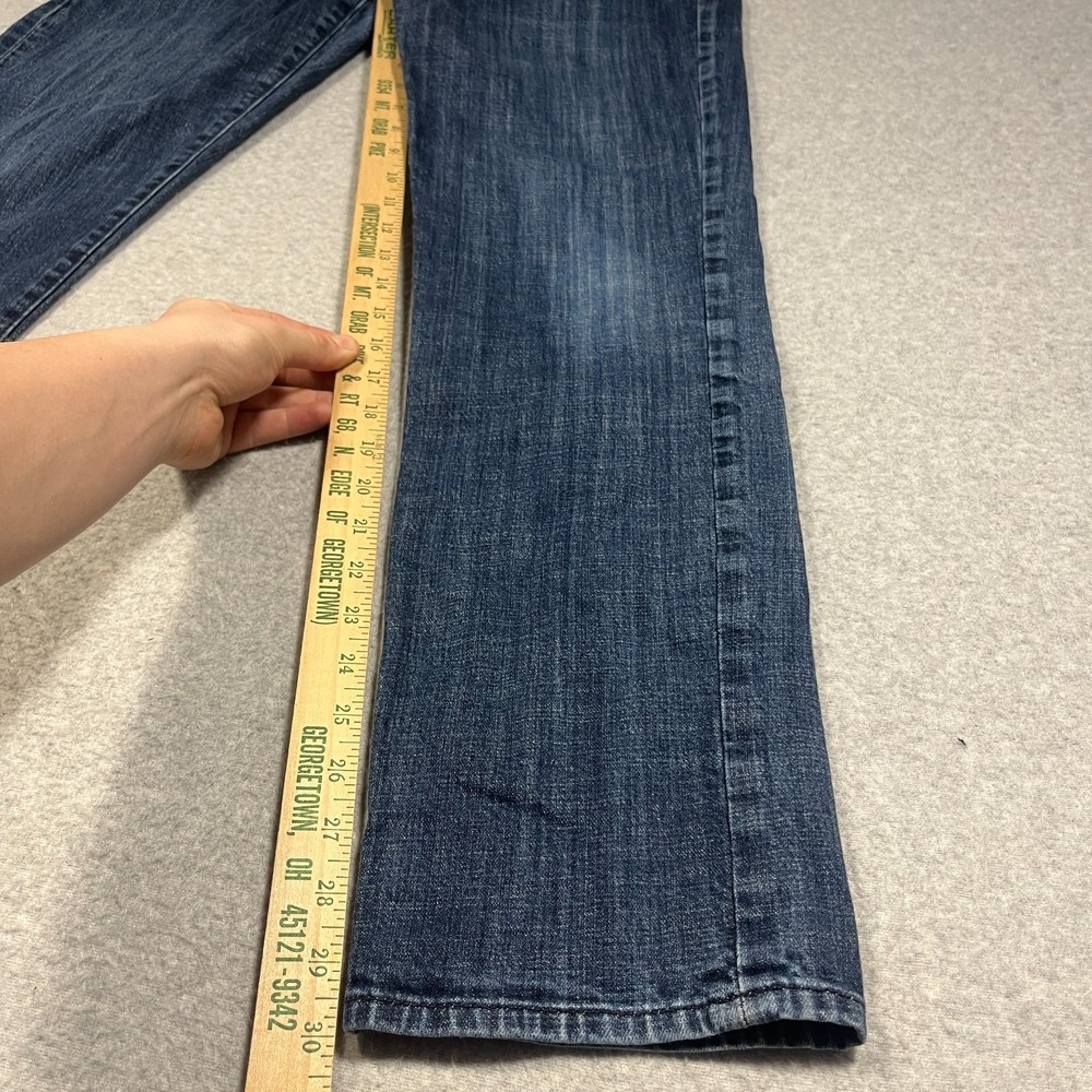 Lucky Brand Jeans Mens 32x30 (Tag 33x32) Blue Heritage Slim 121 Cotton Denim - Picture 4 of 11